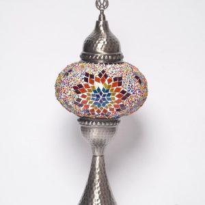 Elite Turkish Mosaic Glass Decorative Table Lamps - Multicolor Star - Unique Custom Moroccan Lamp Shades