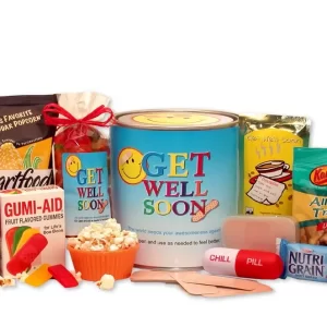 Get Well Soon Gift Pail - get well soon basket - get well soon gifts for women - get well soon gifts for men