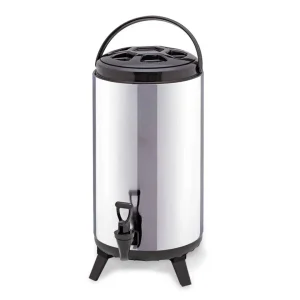 SOGA 16L Portable Insulated Cold/Heat Coffee Tea Beer Barrel Brew Pot With Dispenser