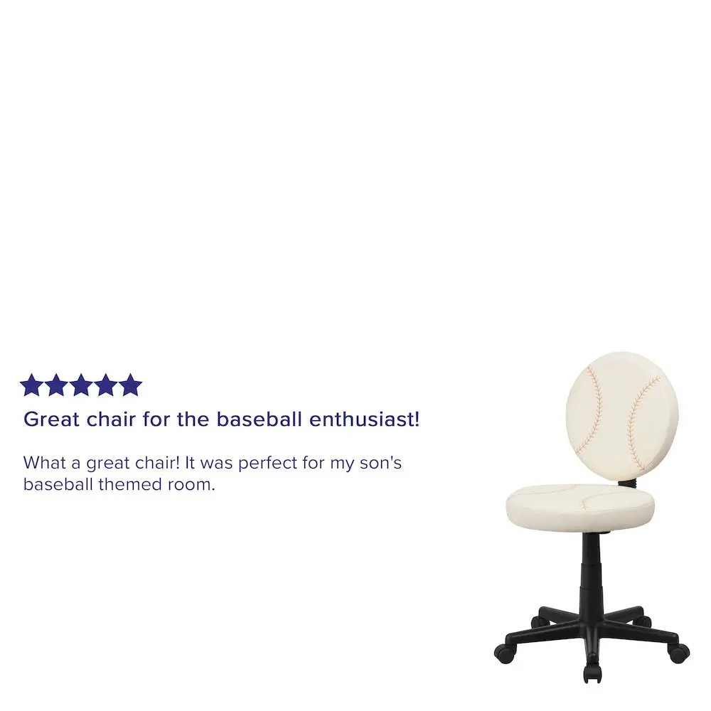 Baseball Swivel Task Office Chair - Image 9