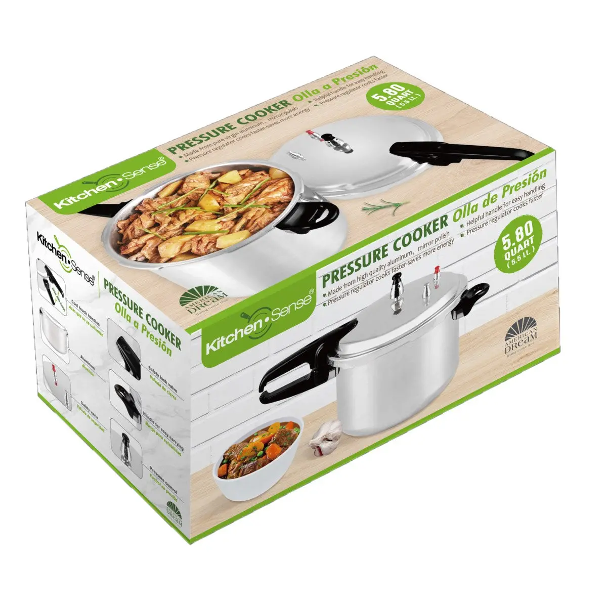2446338_large.webp Aluminum Pressure Cookers (4, 5, 7 or 9 Liter) - Image 5