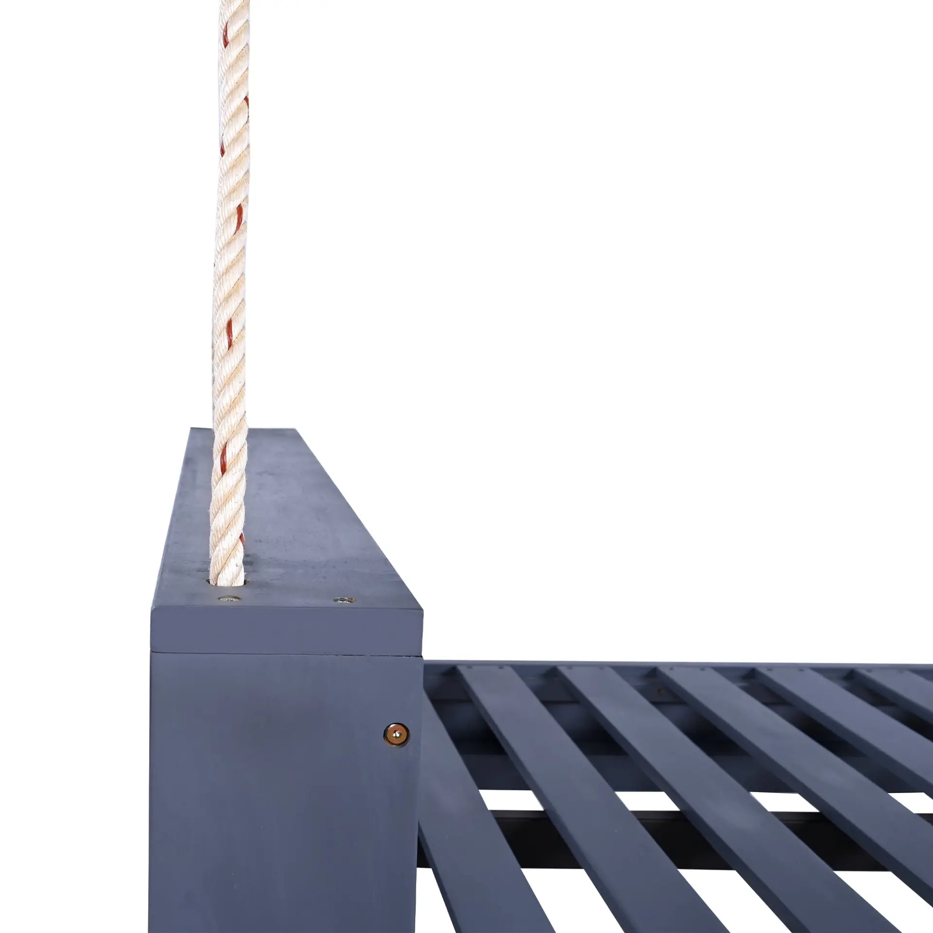 314237532_large.webp Twin Size Porch Swing Bed, Patio Acacia Wood Swing Frame with Hemp Ropes for Backyard - Image 30