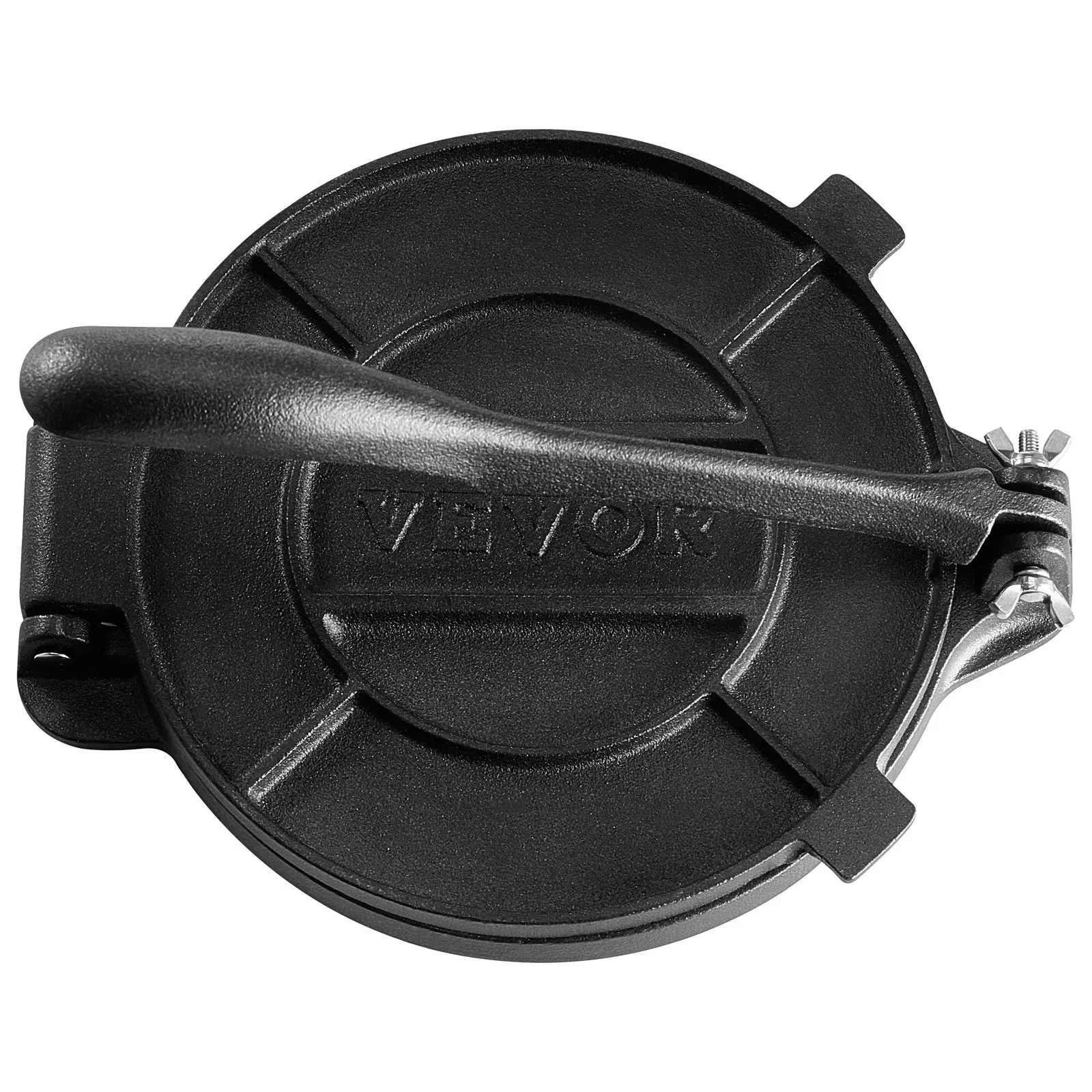 35013148_large.webp VEVOR Tortilla Press, 10 Inch Tortilla and Roti Maker, Cast Iron Heavy Duty Tortilladora Press, Pre-Seasoned Pataconera Maker with 100 Pcs Parchment Paper, Dough Maker for Flour Tortilla, Tawa, Silver - Image 8