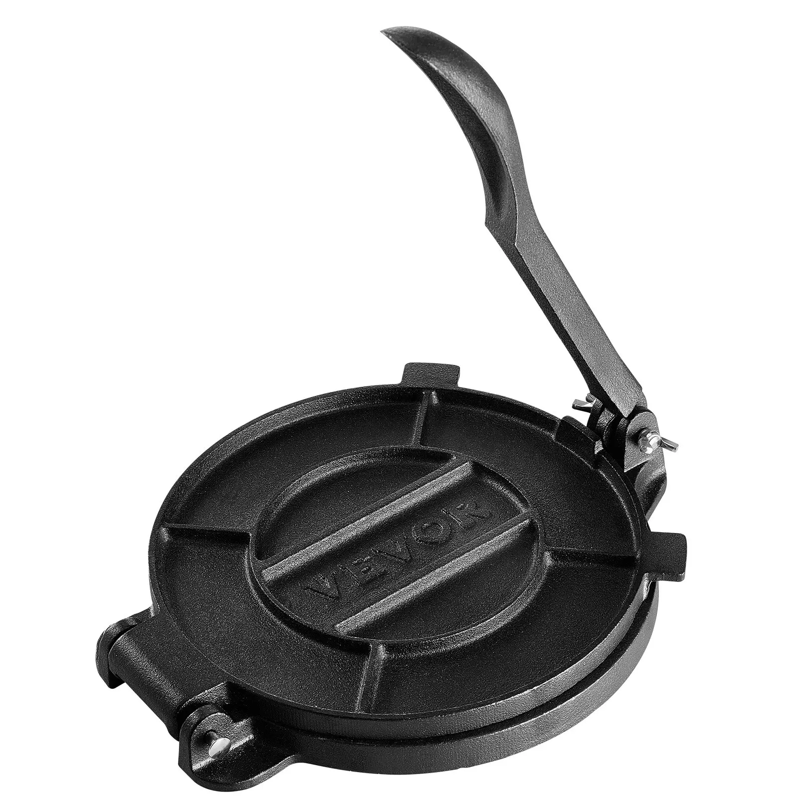 35013150_large.webp VEVOR Tortilla Press, 10 Inch Tortilla and Roti Maker, Cast Iron Heavy Duty Tortilladora Press, Pre-Seasoned Pataconera Maker with 100 Pcs Parchment Paper, Dough Maker for Flour Tortilla, Tawa, Silver - Image 10