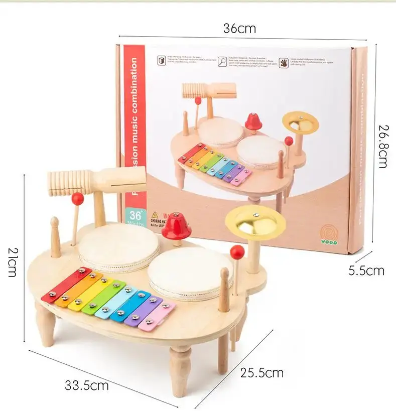 Wooden Toy Montessori Percussion Instruments Set For children - Image 5