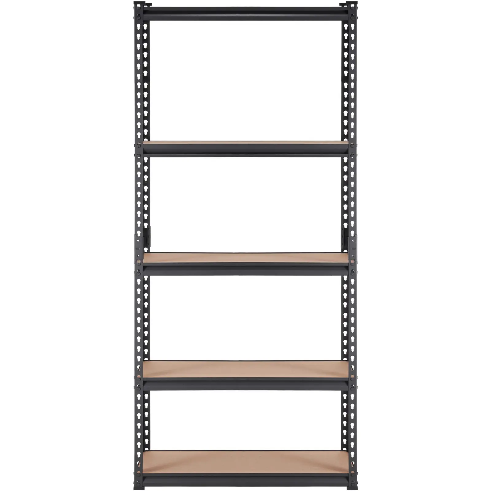 VEVOR Storage Shelving Unit, 5-Tier Adjustable, 2000 lbs Capacity, Heavy Duty Garage Shelves Metal Organizer Utility Rack, Black, 35" L x 18" W x 71" H for Kitchen Pantry Basement Bathroom Laundry - Image 7