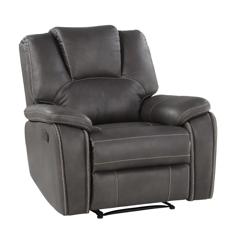 Katrine Manual Recliner - Charcoal - Image 2