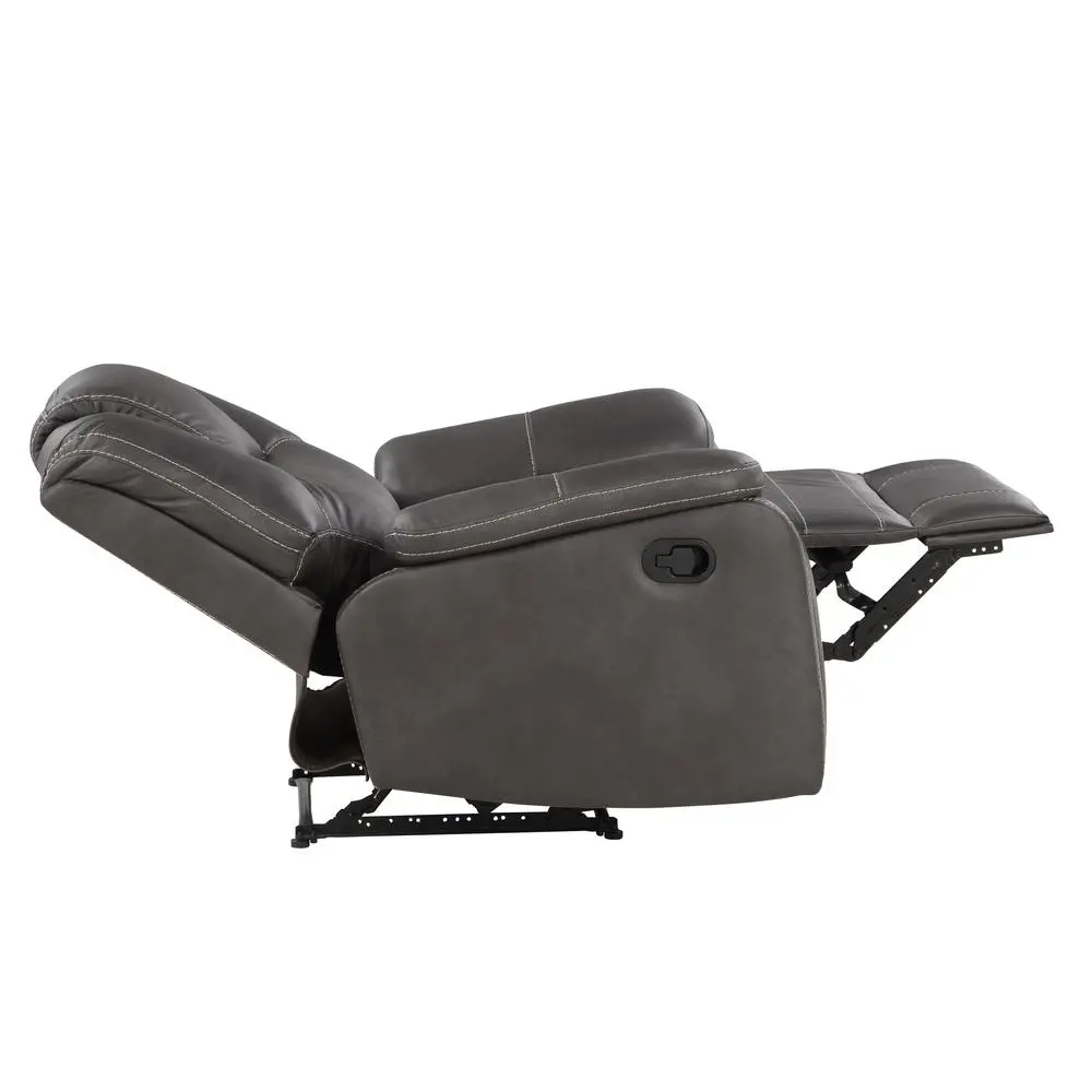 Katrine Manual Recliner - Charcoal - Image 5