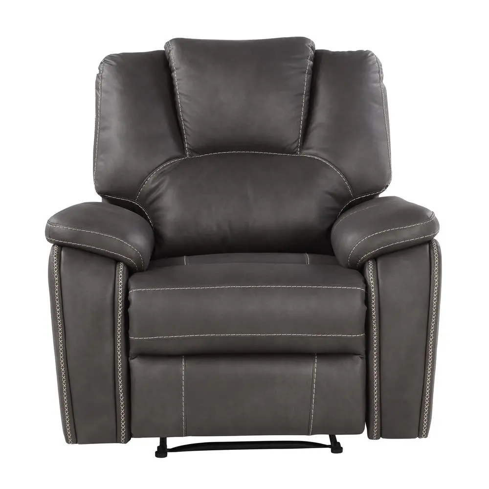 Katrine Manual Recliner - Charcoal - Image 9