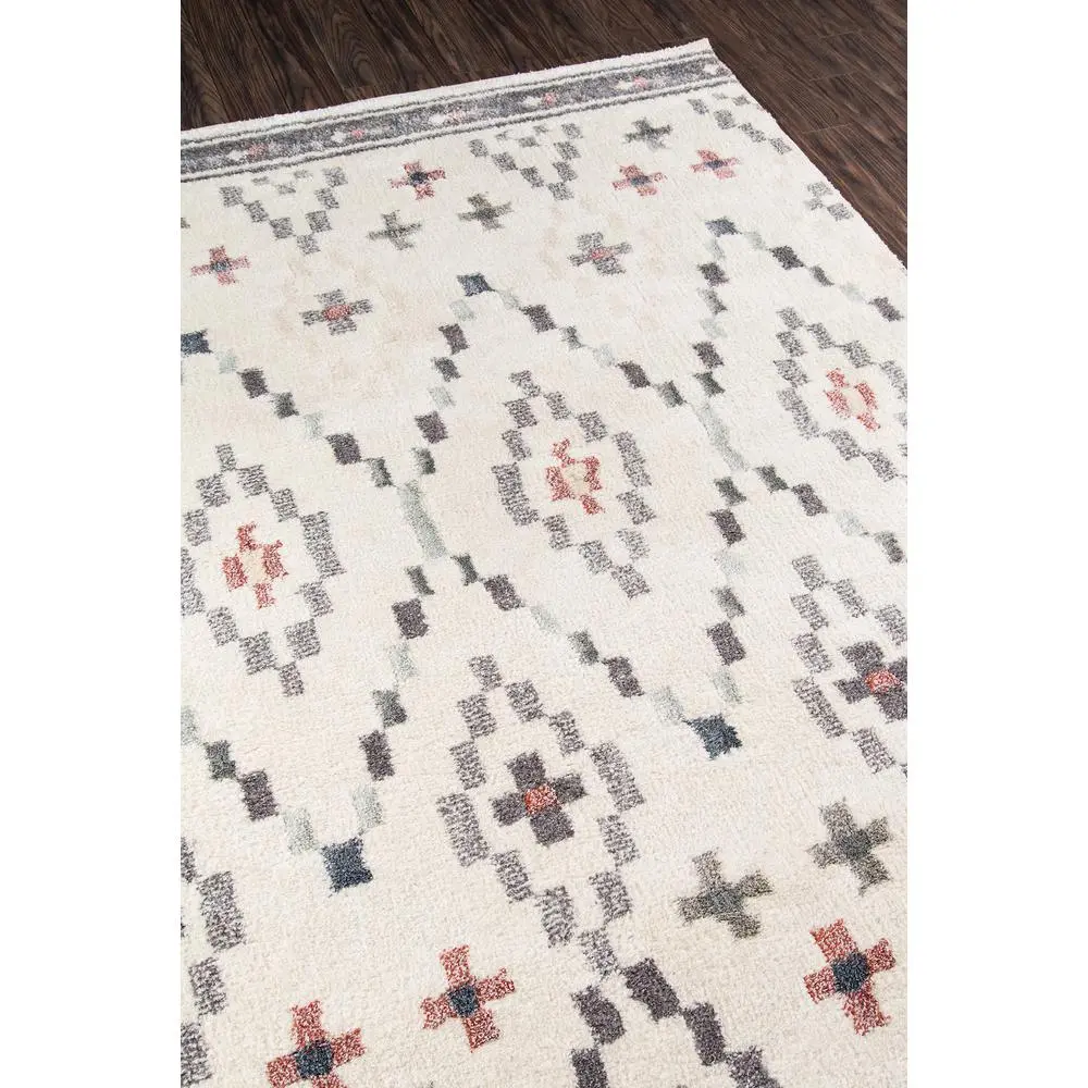 Contemporary Rectangle Area Rug, Ivory, 3'11" X 5'7" - Image 6