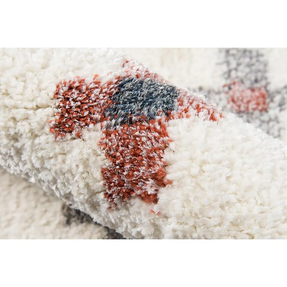 Contemporary Rectangle Area Rug, Ivory, 3'11" X 5'7" - Image 4