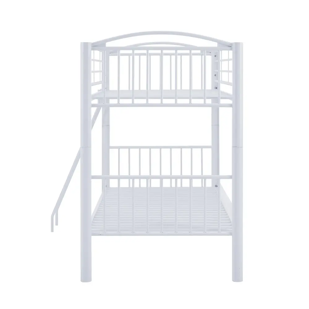 Heavy Metal Twin Twin White Bunk Bed - Image 17