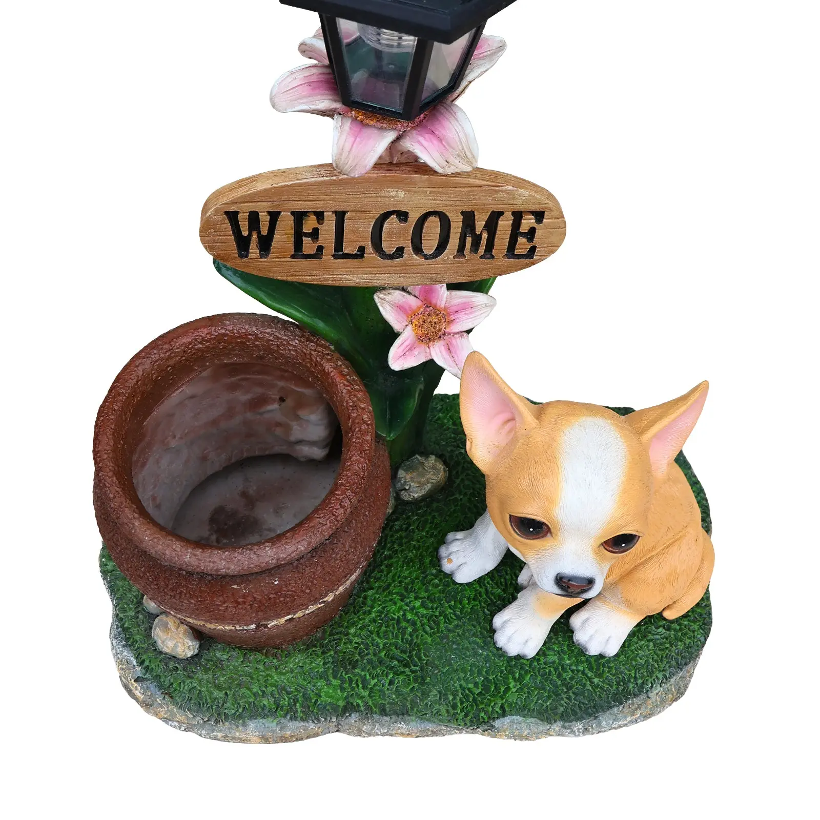 Sitting Corgi Resin Planter Statue for Outdoor Garden Decor, 15.4 in - Image 15