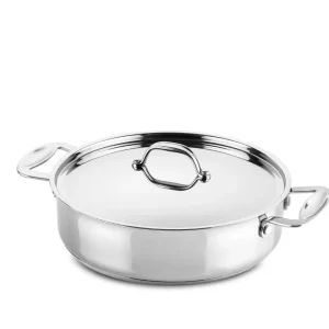 Mepra Frying pan 2 handles 26 cm Glamour Stone Stainless Steel SKU: '30213126