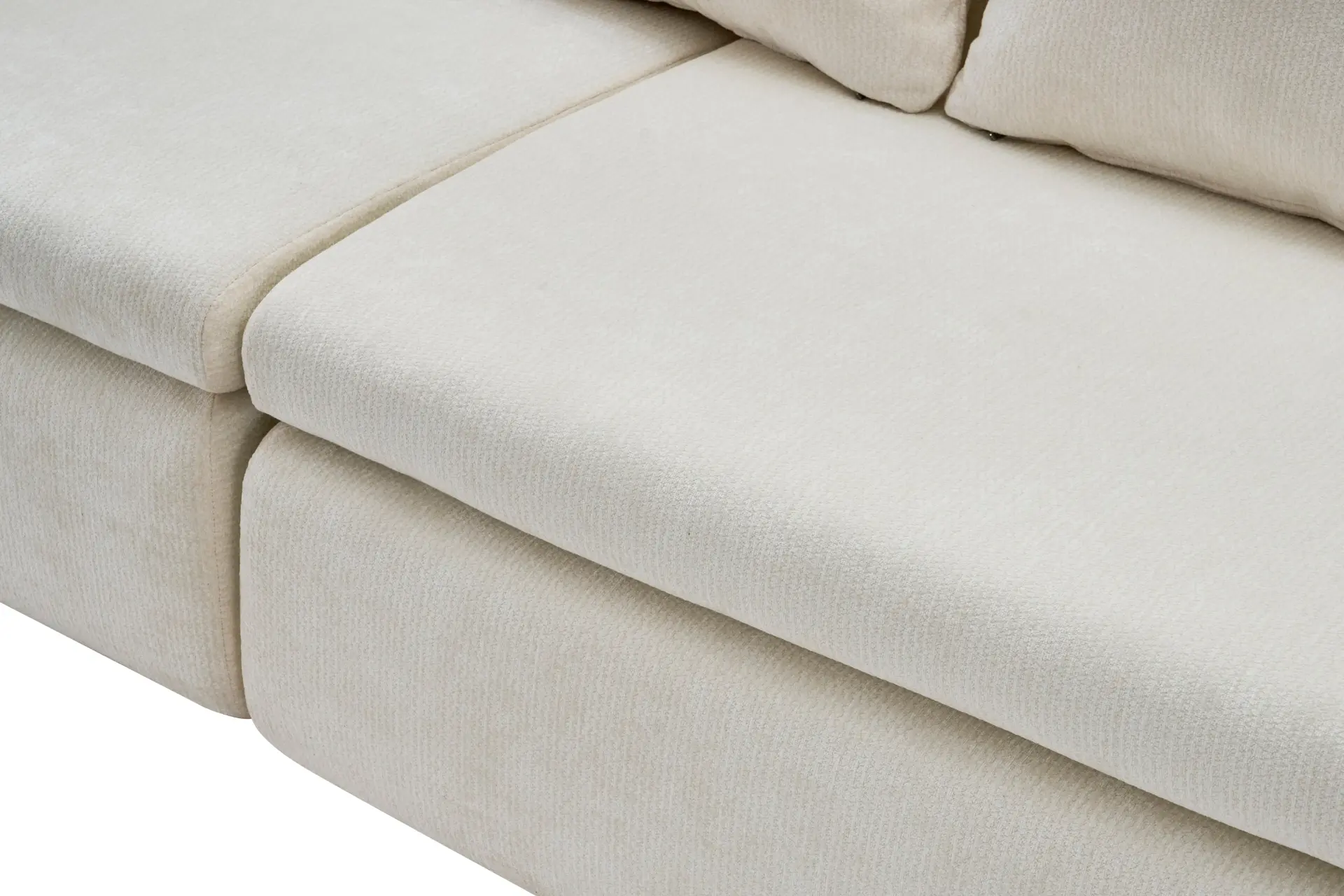 104" Boneless Modular Cloud Sectional Sofa with Deep Seating and Ottoman - Image 13