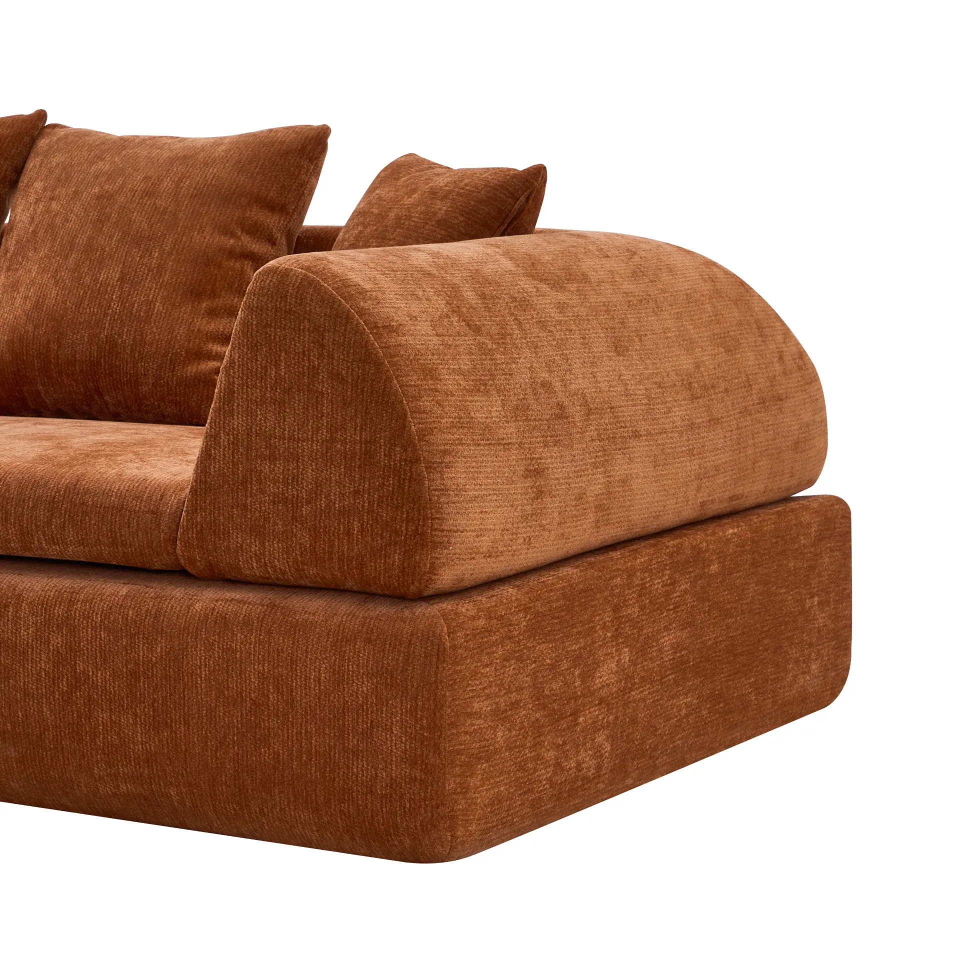 104" Boneless Modular Cloud Sectional Sofa with Deep Seating and Ottoman - Image 27