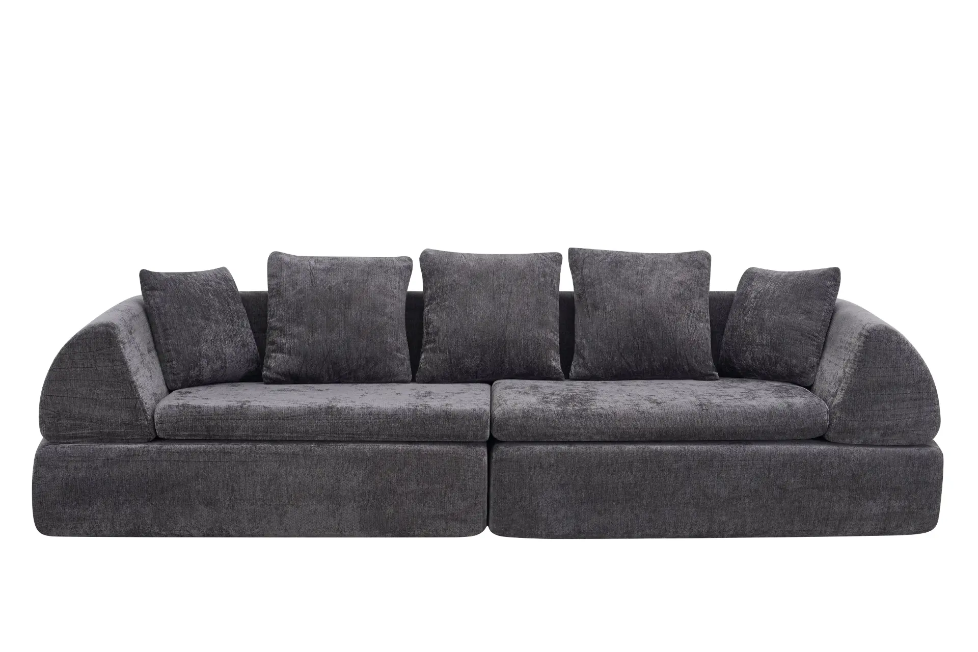104" Boneless Modular Cloud Sectional Sofa with Deep Seating and Ottoman - Image 41