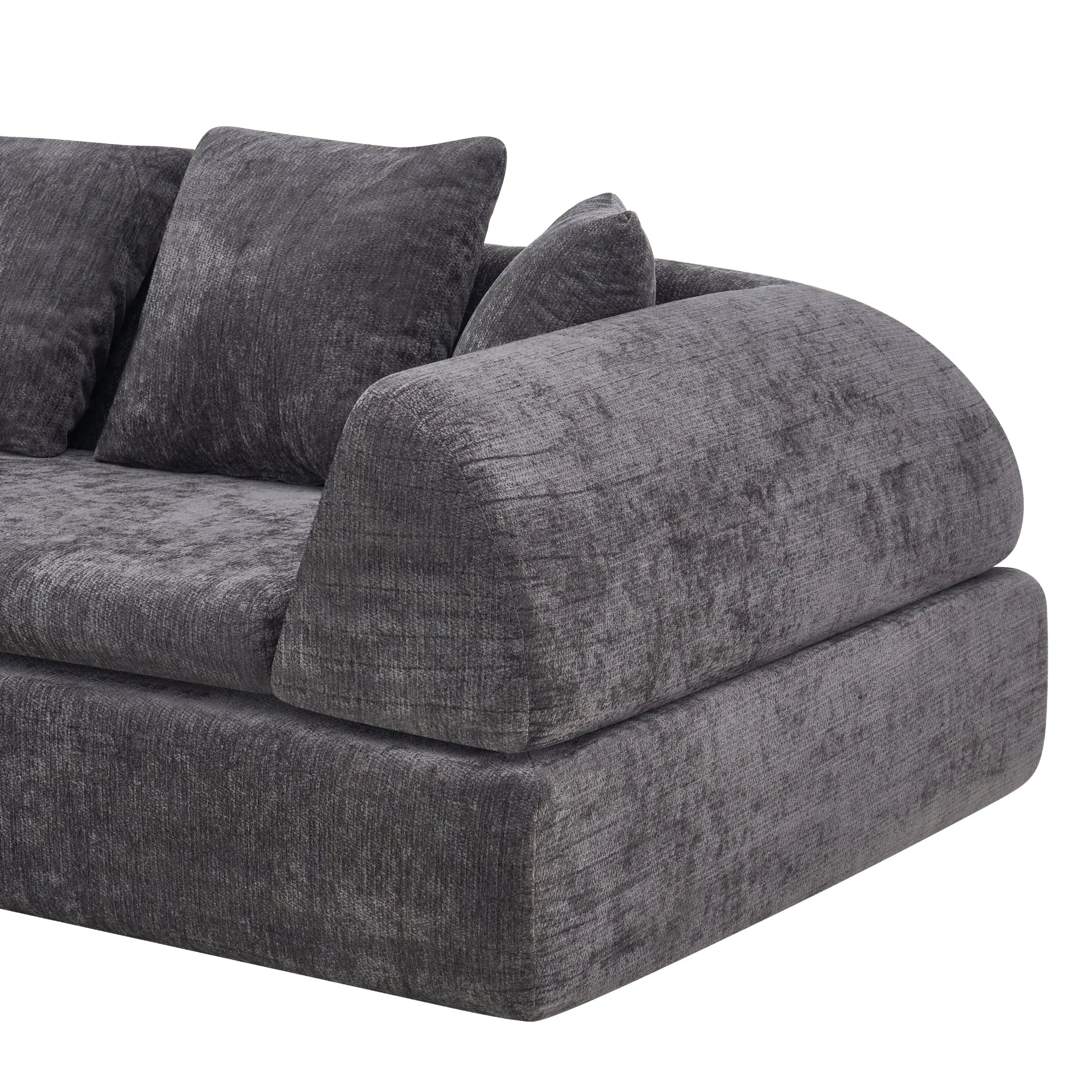 104" Boneless Modular Cloud Sectional Sofa with Deep Seating and Ottoman - Image 45