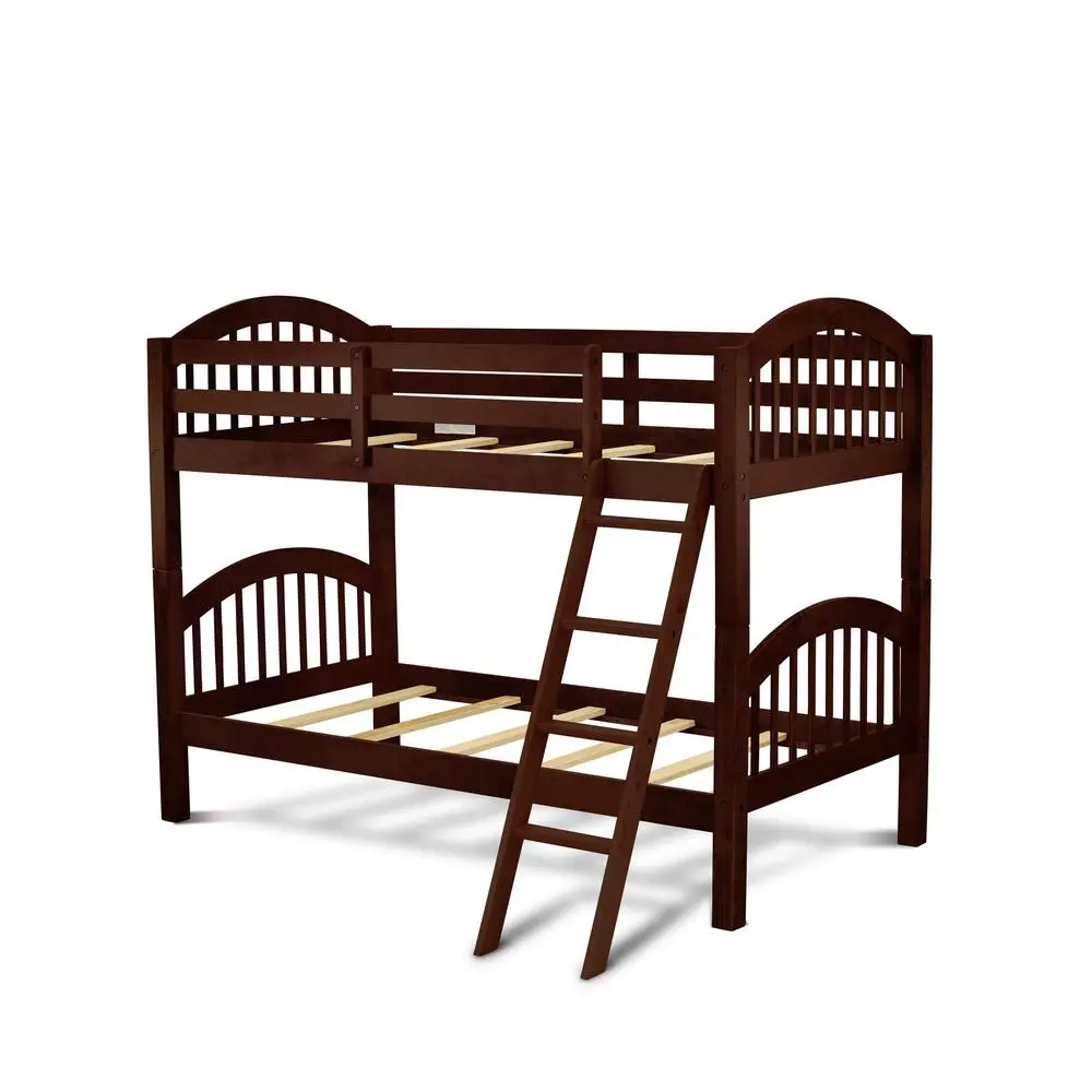 Verona Twin Bunk Bed in Java Finish - Image 5