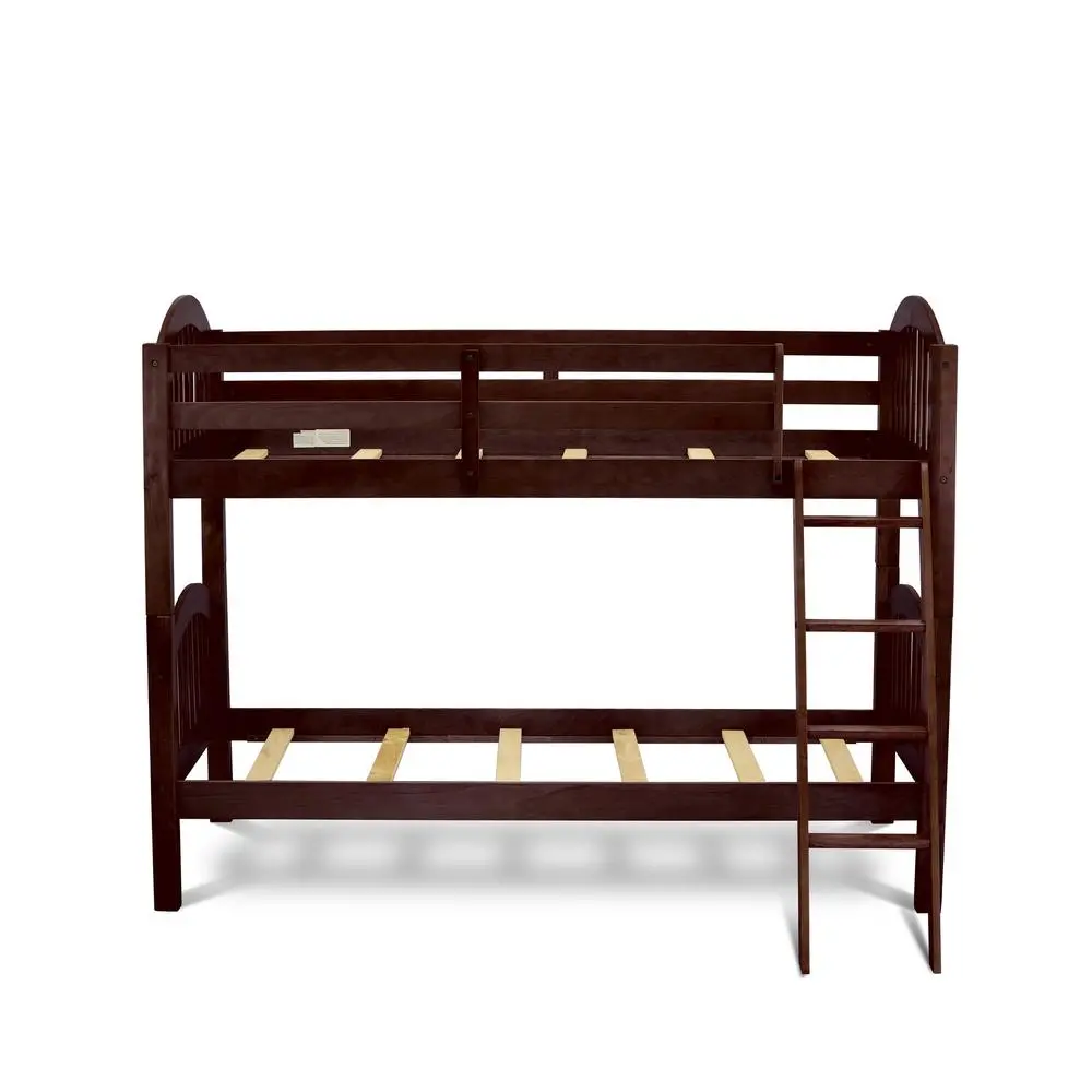 Verona Twin Bunk Bed in Java Finish - Image 8